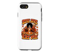 Stay Jive Eat Pie Retro 70s Turkey Funny Thanksgiving Case for iPhone SE (2020) / 7/8