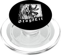 Stay Lit Burning Witches Occult 666 PopSockets PopGrip for MagSafe