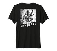 Stay Lit Burning Witches Occult 666 Premium T-Shirt