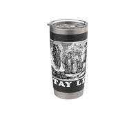 Stay Lit/Medieval History Witch Burning Dark Humor Stainless Steel Insulated Tumbler