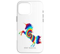 Stay Magical Rainbow Unicorn Magical Mystical Fantasy Art Case for iPhone 16 Pro Max