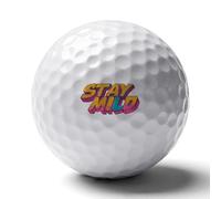 Stay Mild Vintage 80s Golf Balls Rubber Practice for Training for Backyard Beginner