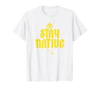 Stay Native, Islander, Polynesian Tattoo, Pinoy, Isla Born Value Graphic T-Shirt, Men, White, M