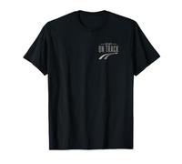 Stay On Track Motivation Success Mindset Goal Achievement T-Shirt