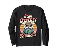 Stay Otterly Fabulous Sea Animals Otter Cute Otter Long Sleeve T-Shirt