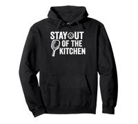 Stay Out Of The Kitchen Funny Pickleball Saying Pullover Hoodie
