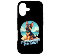 Stay Pawsitive German Shepard Pup Case for iPhone 17
