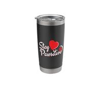Stay Pawsitive with Dogs Stainless Steel Insulated Tumbler