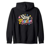 Stay Positive Funny Math Problem Equation Humor Zip Hoodie