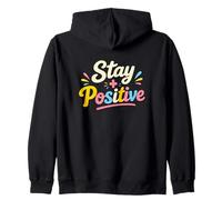 Stay Positive Funny Math Problem Equation Humor Zip Hoodie