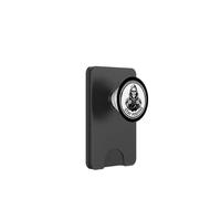 Stay Positive Skull, Goth Motivational PopSockets PopWallet for MagSafe