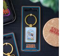 Stay Positive Snorkeler Keyring - Steven Rhodes Retro Enamel Gift