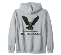 "Stay proud! Stay free!", Patriot, Germany Zip Hoodie