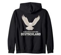 "Stay proud! Stay free!", Patriot, Germany Zip Hoodie