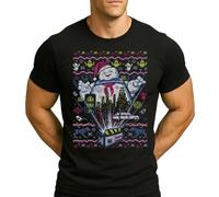 Stay Puft Ghostbusters Ugly Christmas Sweatshirt Men's T-Shirt, black, 3XL