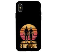 Stay Punk Couple Punk Rock Festival Outfit Alternative Case for iPhone X/XS