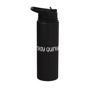 Stay Quirky Cute Funny Motivation Stainless Steel Insulated Water Bottle