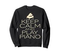 Stay Relaxed and Enjoy Playing the Piano Style Sweatshirt