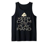 Stay Relaxed and Enjoy Playing The Piano Style Tank Top