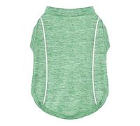 Stay Safe at Night: Stylish Reflective Strip Dog Shirt & Tank Top - Soft, Breathable Clothes with Sun Protection, Quick Dry, Stretchy, Lightweight for Small to Large Dogs Green 4XL