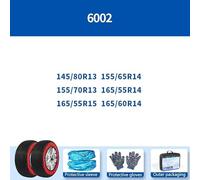 Stay Secure on the Road 2PCS Tire Chain Snow Socks for Enhanced Grip in Winter (6002)