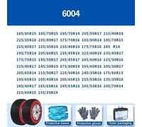 Stay Secure on the Road 2PCS Tire Chain Snow Socks for Enhanced Grip in Winter (6004)
