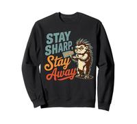 Stay Sharp Stay Away Hedgehog Introvert Sweatshirt
