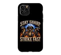 Stay Sharp Strike Fast Cobra Fierce Wildlife Art Case for iPhone 11 Pro