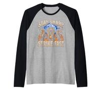 Stay Sharp Strike Fast Cobra Fierce Wildlife Art Raglan Baseball Tee