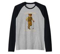 Stay Sharp Swing Smarter Golf Fox Raglan Baseball Tee