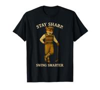 Stay Sharp Swing Smarter Golf Fox T-Shirt