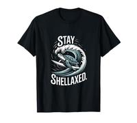 Stay Shellaxed Surf Turtle Adventure Beach Fun T-Shirt