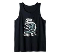 Stay Shellaxed Surf Turtle Adventure Beach Fun Tank Top