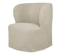 Stay Slipcover Lounge Chair Small Linen 0023