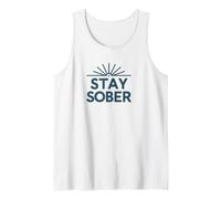 Stay Sober Prevention Sobriety Recovery Tank Top