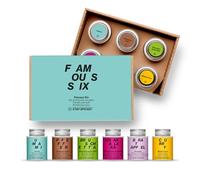 Stay Spiced !480g / Famous Six - Geschenkbox I STAY SPICED !480g Gewürzbox mit 6 beliebten Gewürzklassikern aus der Gewürzmanufaktur I ideal als Geschenk für Mann und Frau