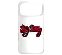 Stay Strong Be Positive Illustration Quotes Graphic Designs Case for iPhone 17 Pro Max