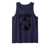 Stay Trashy Funny Gift Raccoon Tank Top