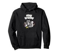 Stay Trashy Raccoon Opossum Rat Trash Panda Pullover Hoodie