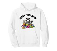 Stay Trashy Raccoon Opossum Skunk Funny Trash Panda Pullover Hoodie