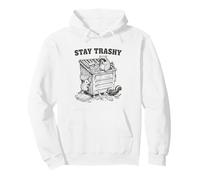 Stay Trashy Raccoon Opossum Skunk Funny Trash Panda Pullover Hoodie