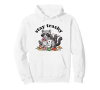 Stay Trashy Raccoon Opossum Skunk Funny Trash Panda Pullover Hoodie
