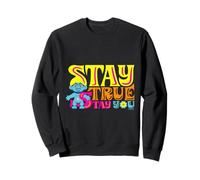 Stay True Stay You Trolls Vibrant Fun Sweatshirt