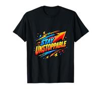 Stay Unstoppable Motivational Energy Arrow Design T-Shirt