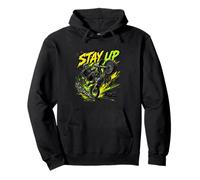 Stay Up Dirt Bike Stunt Rider Urban Graphic Pullover Hoodie