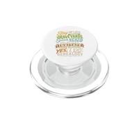 Stay Up Late Graveyards Dead Relatives Genealogy Humor PopSockets PopGrip for MagSafe