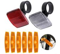 Stay Visible on the Road 10PCS Reflectors Set for Increased Safety