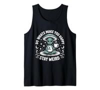 Stay Weird Alien Yoga Design - Do What Makes You Happy Tank Top