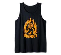 Stay Weird Believe in Bigfoot Forest Camping Tank Top