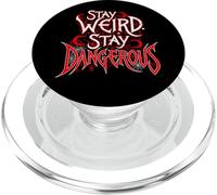 Stay Weird Stay Dangerous - Dark Rebel Statement PopSockets PopGrip for MagSafe